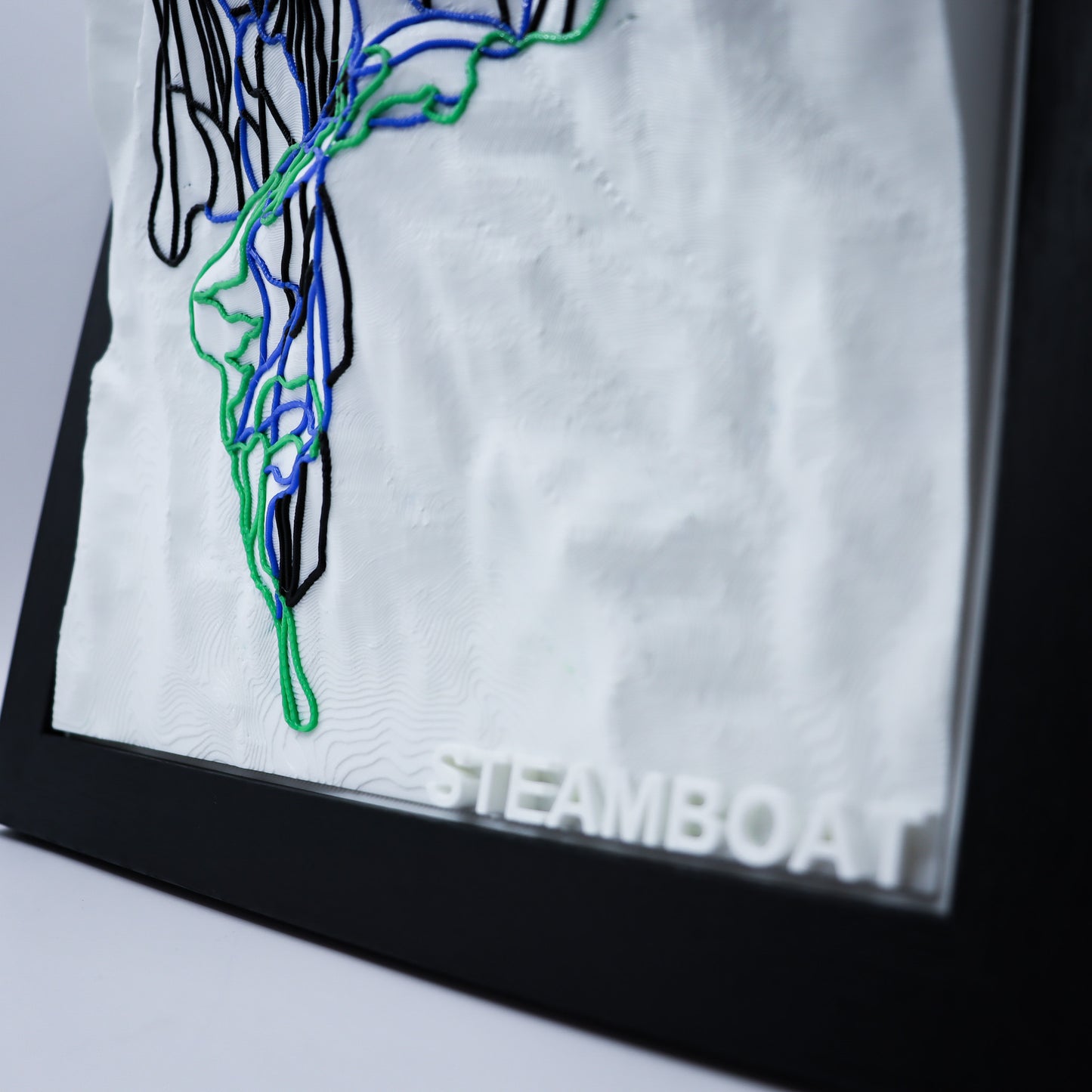 STEAMBOAT 3D SKI HILL MAP