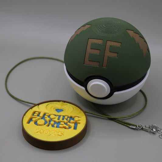 Electric Forest Pokeball & Pendant