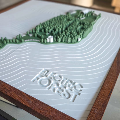 Electric Forest 3D Festival Map