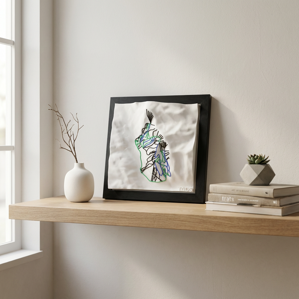 TAOS 3D SKI HILL MAP