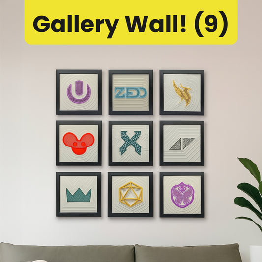 GALLERY WALL (9 PIECES)