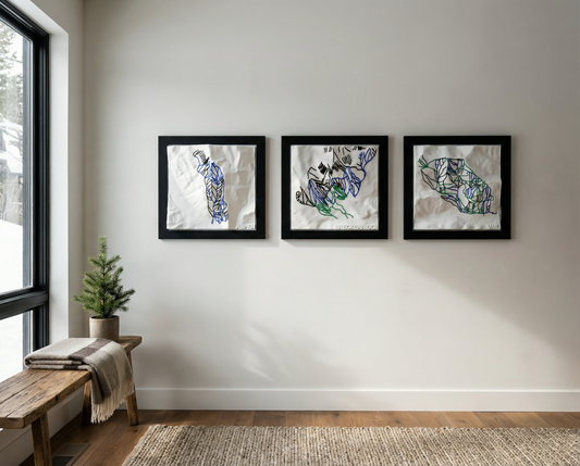 3-PIECE BUNDLE: Choose Any Three 3D-Printed Ski Hill Maps