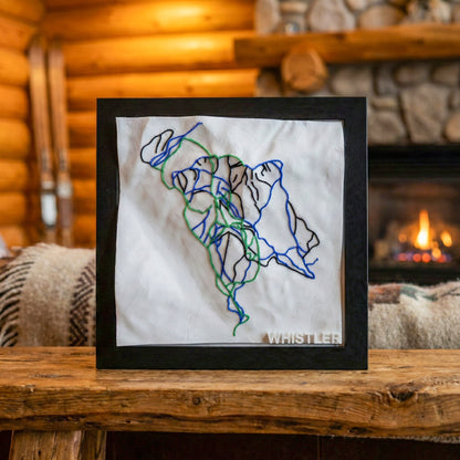 WHISTLER 3D SKI HILL MAP