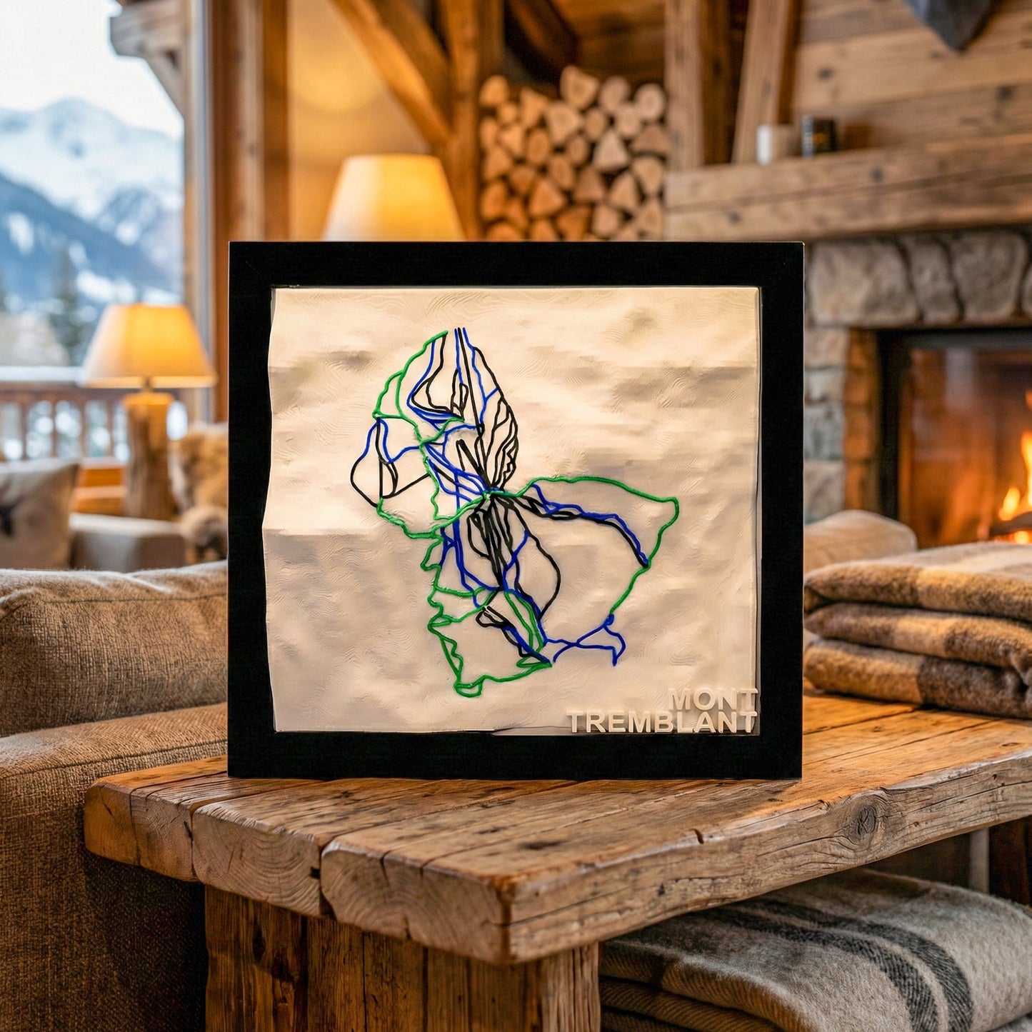 MONT TREMBLANT 3D SKI HILL MAP