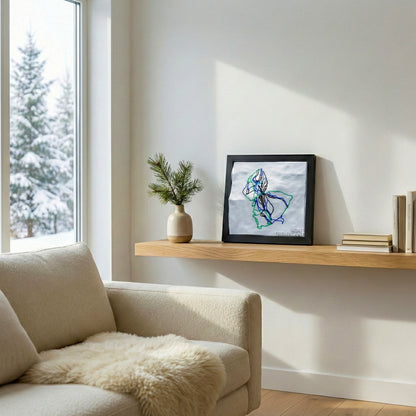 MONT TREMBLANT 3D SKI HILL MAP