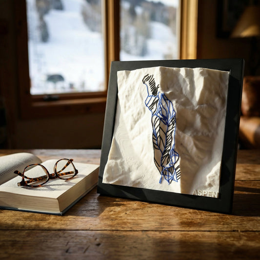 ASPEN 3D SKI HILL MAP