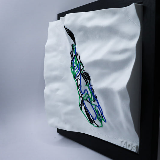 TAOS 3D SKI HILL MAP