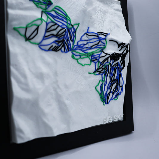 BIG SKY 3D SKI HILL MAP