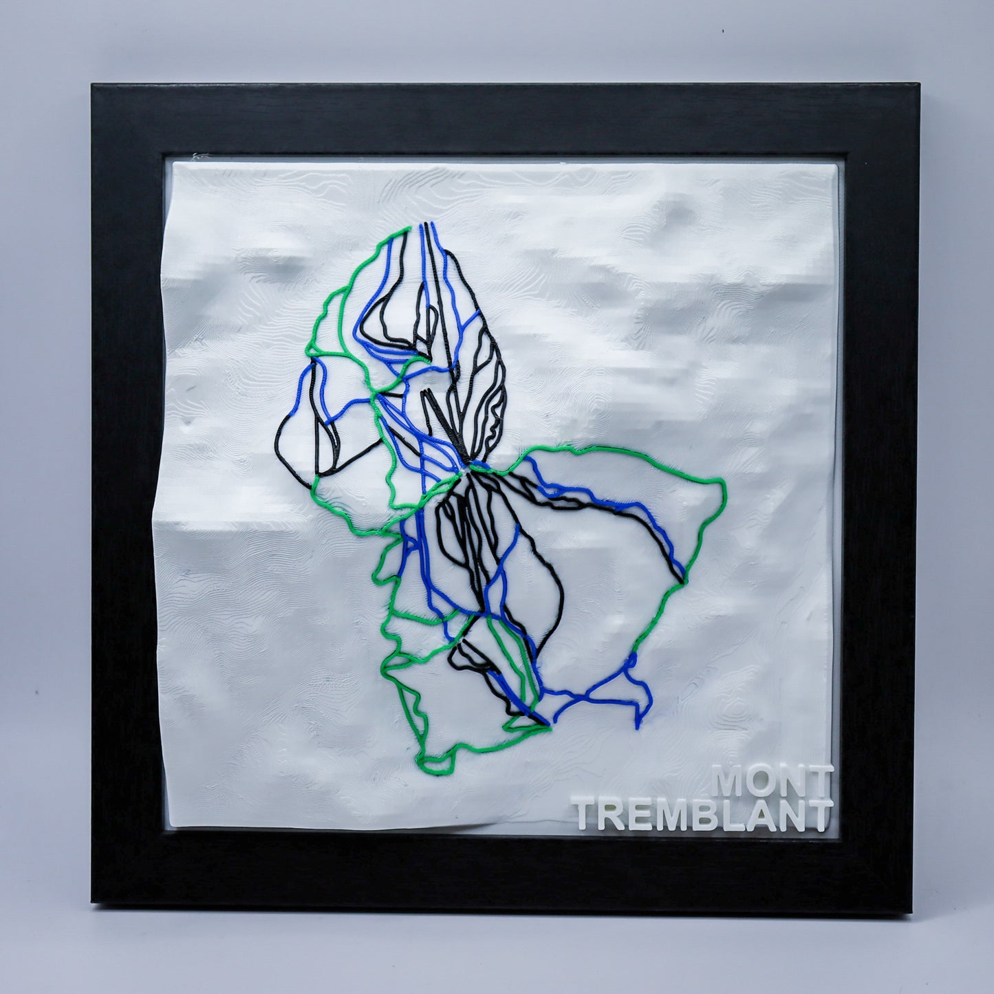 MONT TREMBLANT 3D SKI HILL MAP