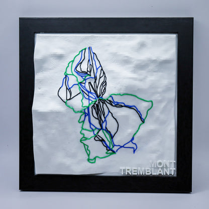 MONT TREMBLANT 3D SKI HILL MAP