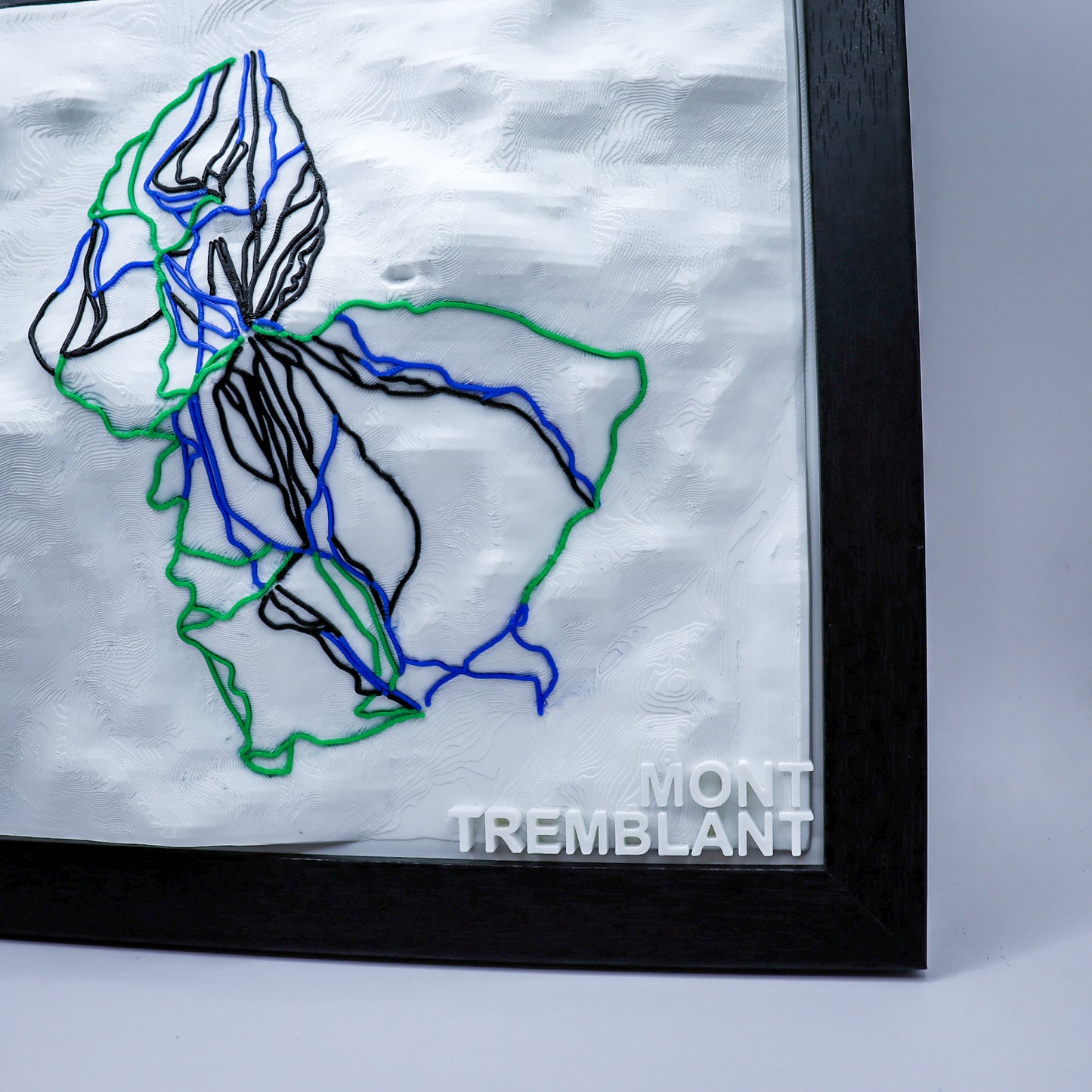 MONT TREMBLANT 3D SKI HILL MAP
