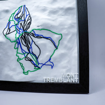 MONT TREMBLANT 3D SKI HILL MAP