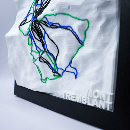 MONT TREMBLANT 3D SKI HILL MAP
