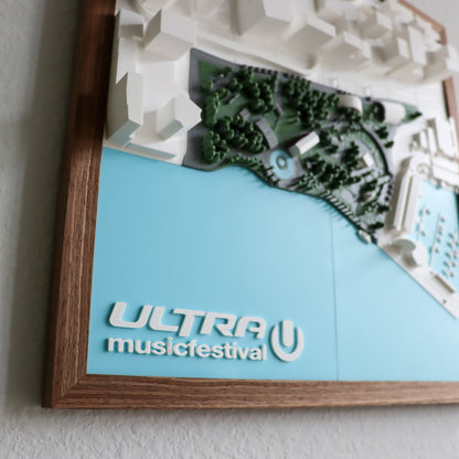 Ultra Music Festival 3D Map