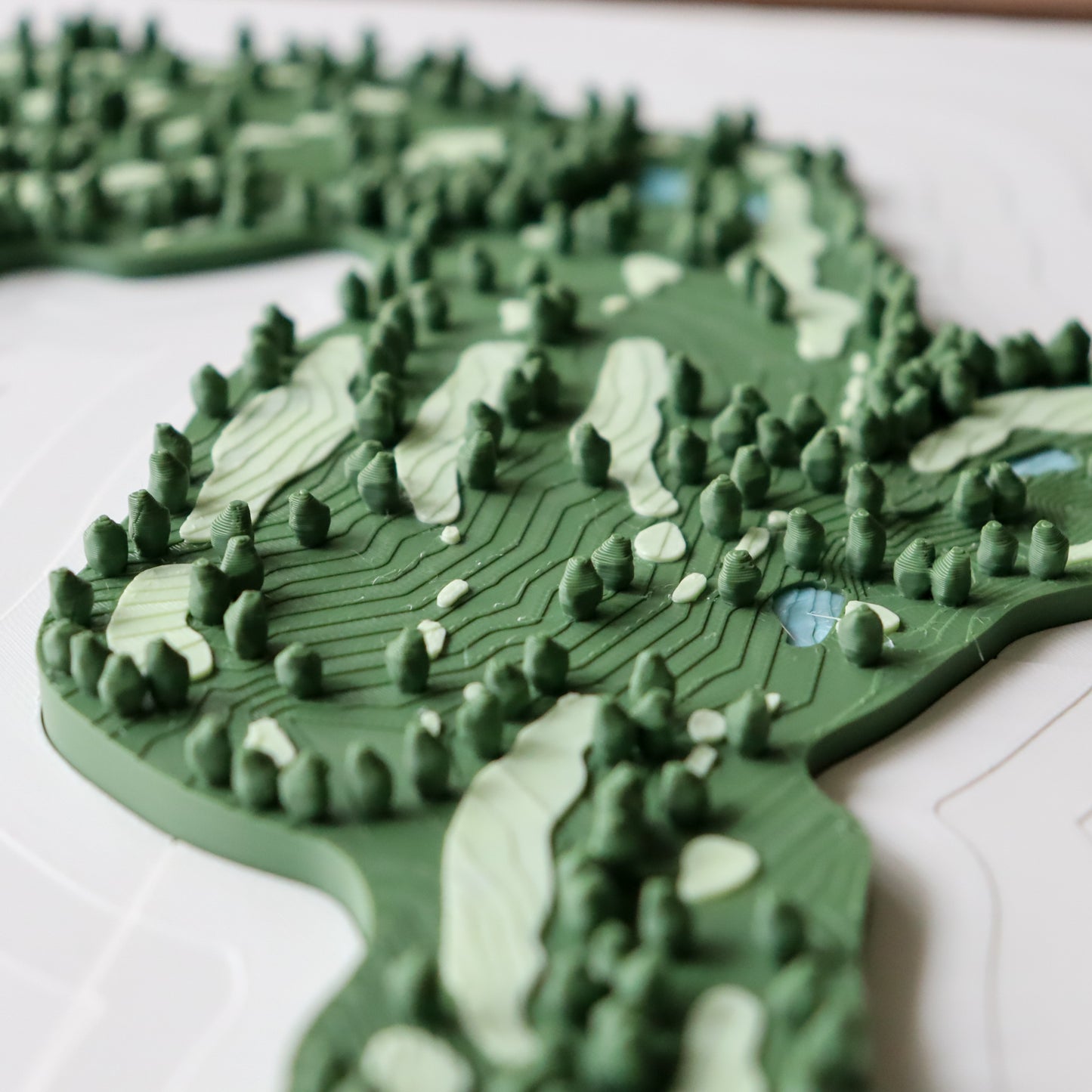 Wholesale - 3D Golf Course Relief Maps