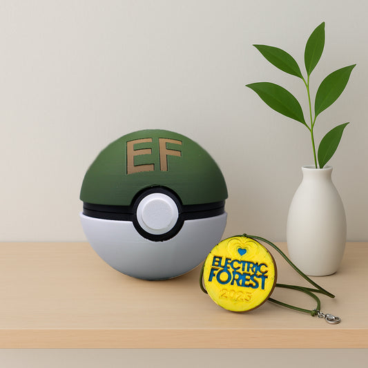 Electric Forest Pokeball & Pendant
