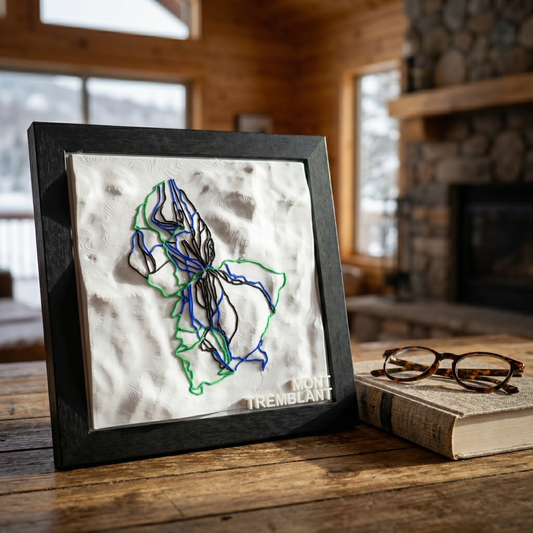 MONT TREMBLANT 3D SKI HILL MAP