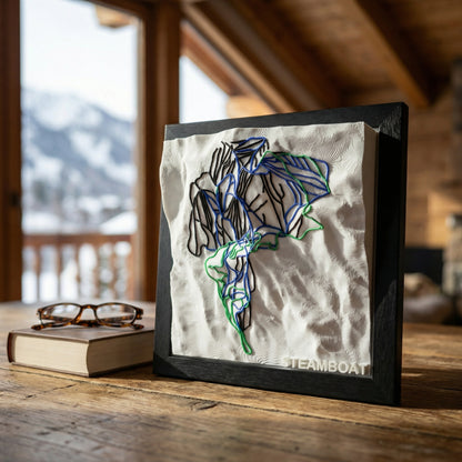 STEAMBOAT 3D SKI HILL MAP