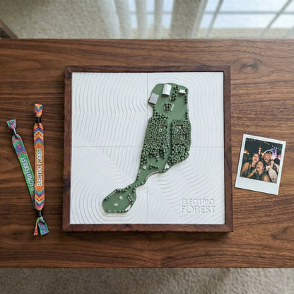 Electric Forest 3D Festival Map