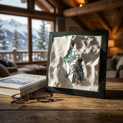 TAOS 3D SKI HILL MAP