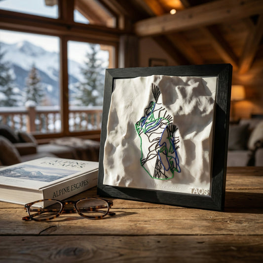 TAOS 3D SKI HILL MAP