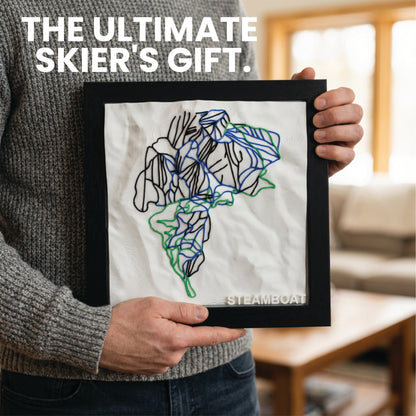 STEAMBOAT 3D SKI HILL MAP