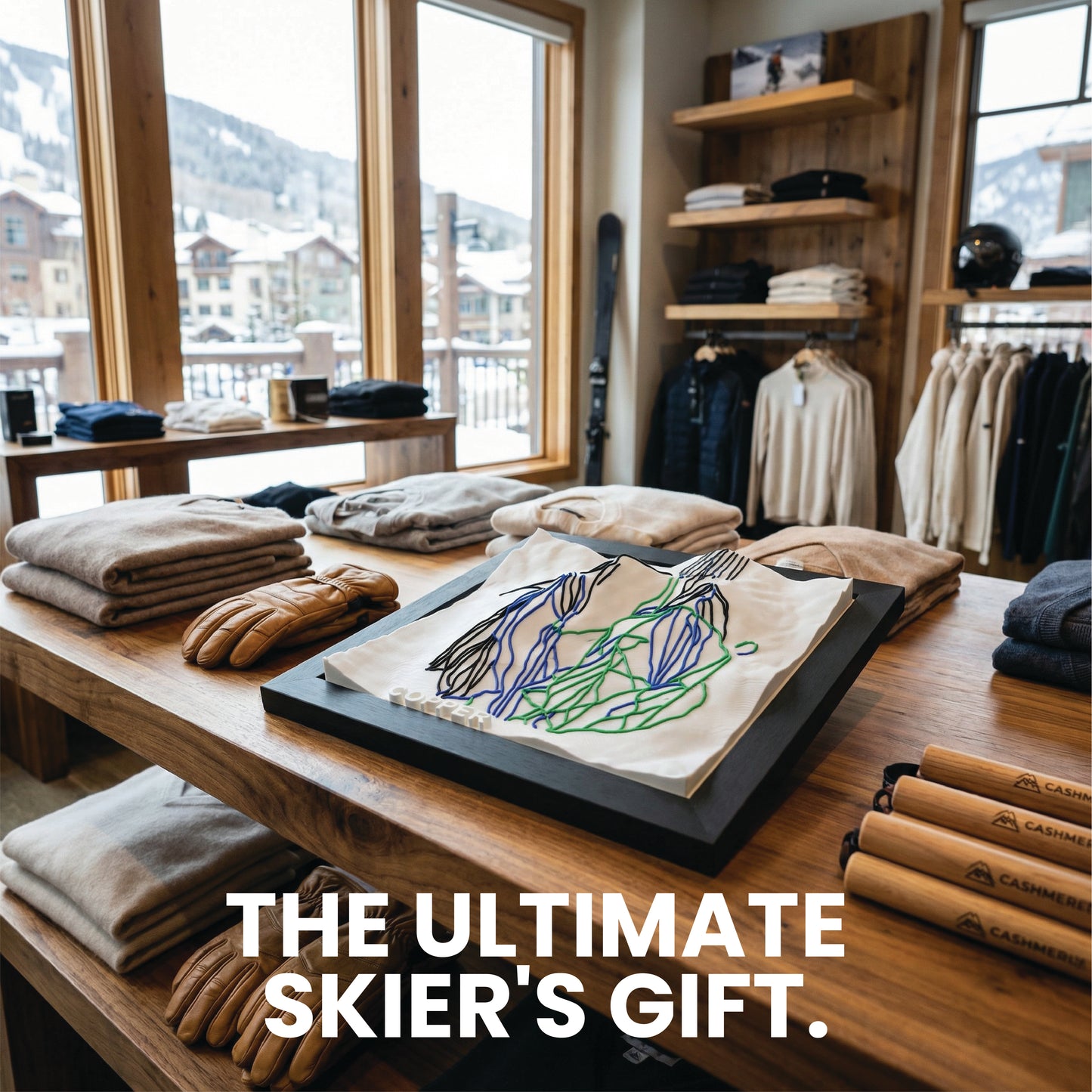 COPPER MOUNTAIN 3D SKI HILL MAP