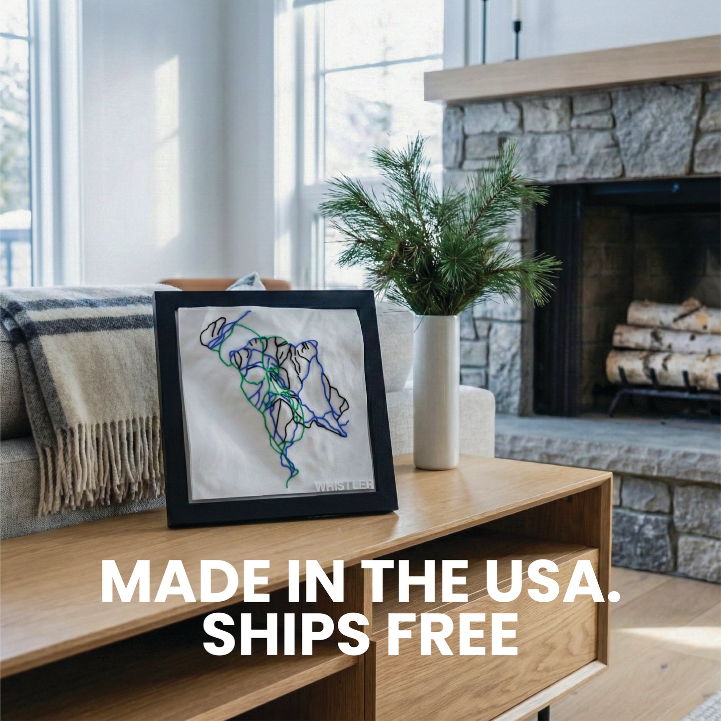 WHISTLER 3D SKI HILL MAP