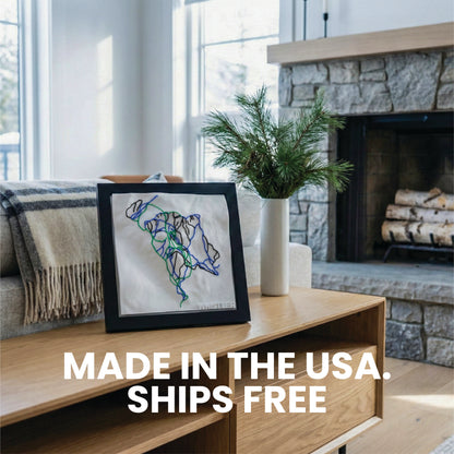 WHISTLER 3D SKI HILL MAP