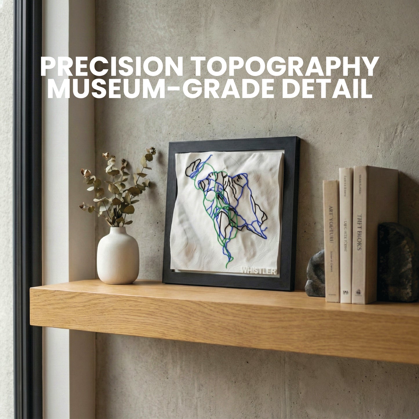 WHISTLER 3D SKI HILL MAP