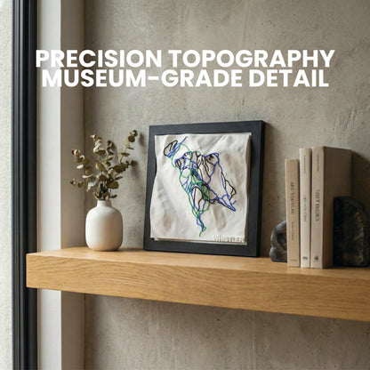 WHISTLER 3D SKI HILL MAP