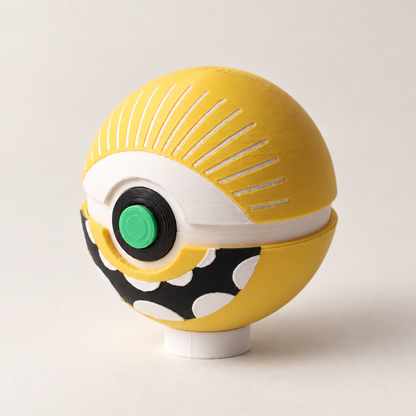 Cyclops Memory Capsule on a white stand against a warm neutral background