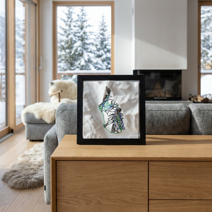 TAOS 3D SKI HILL MAP