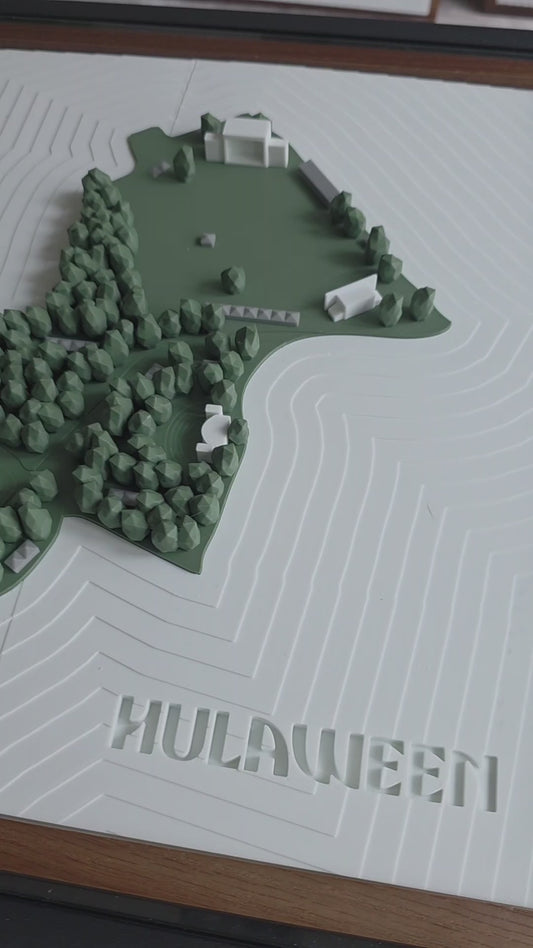 Hulaween 3D Festival Map