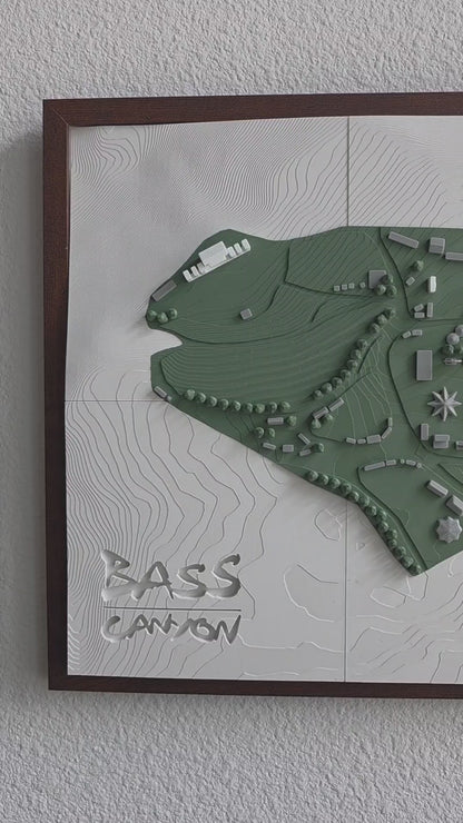 Bass Canyon 3D Festival Map